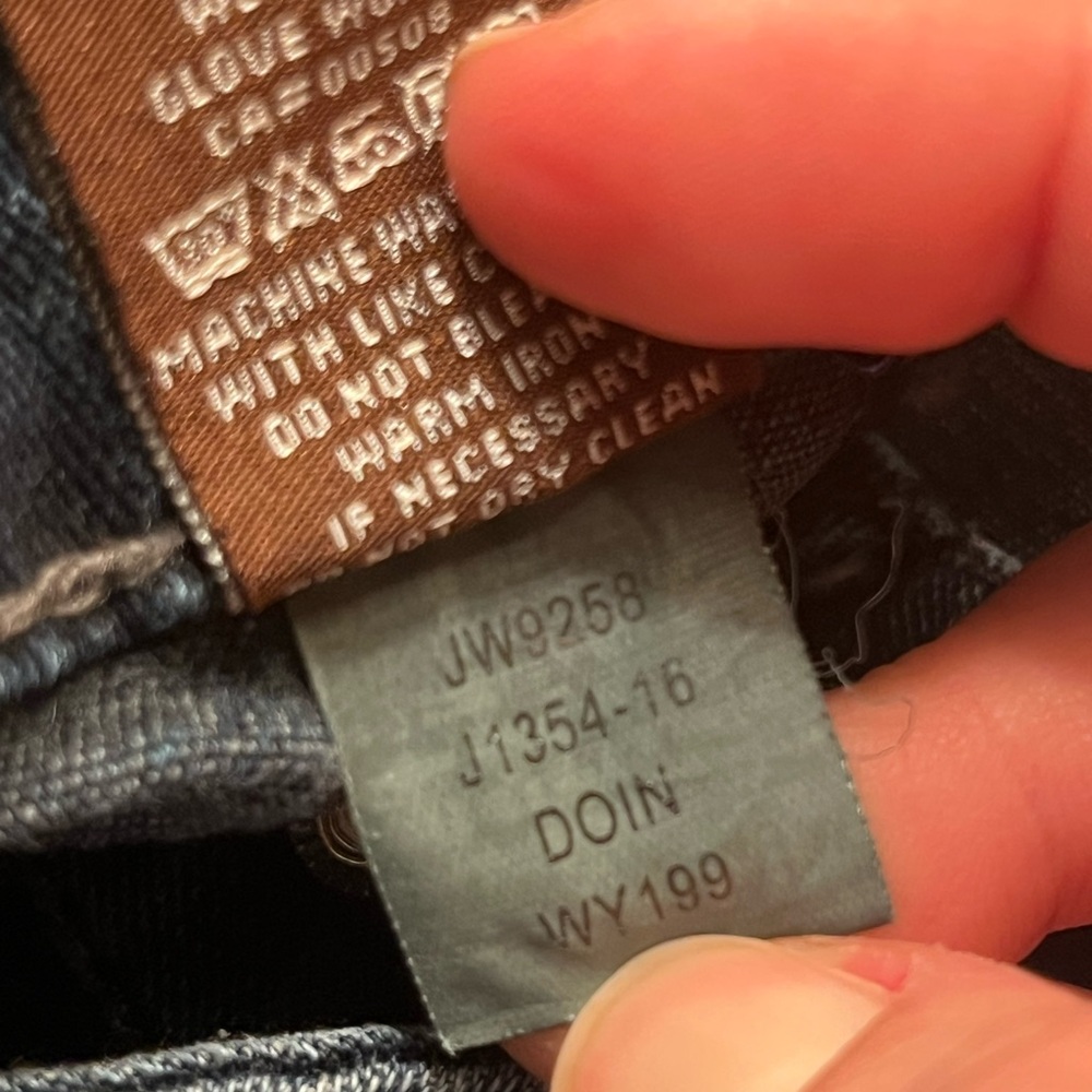 2 pairs JAG Jeans - White and Blue Denim Straight/Wide Leg - Size 10 - Picture 10 of 10